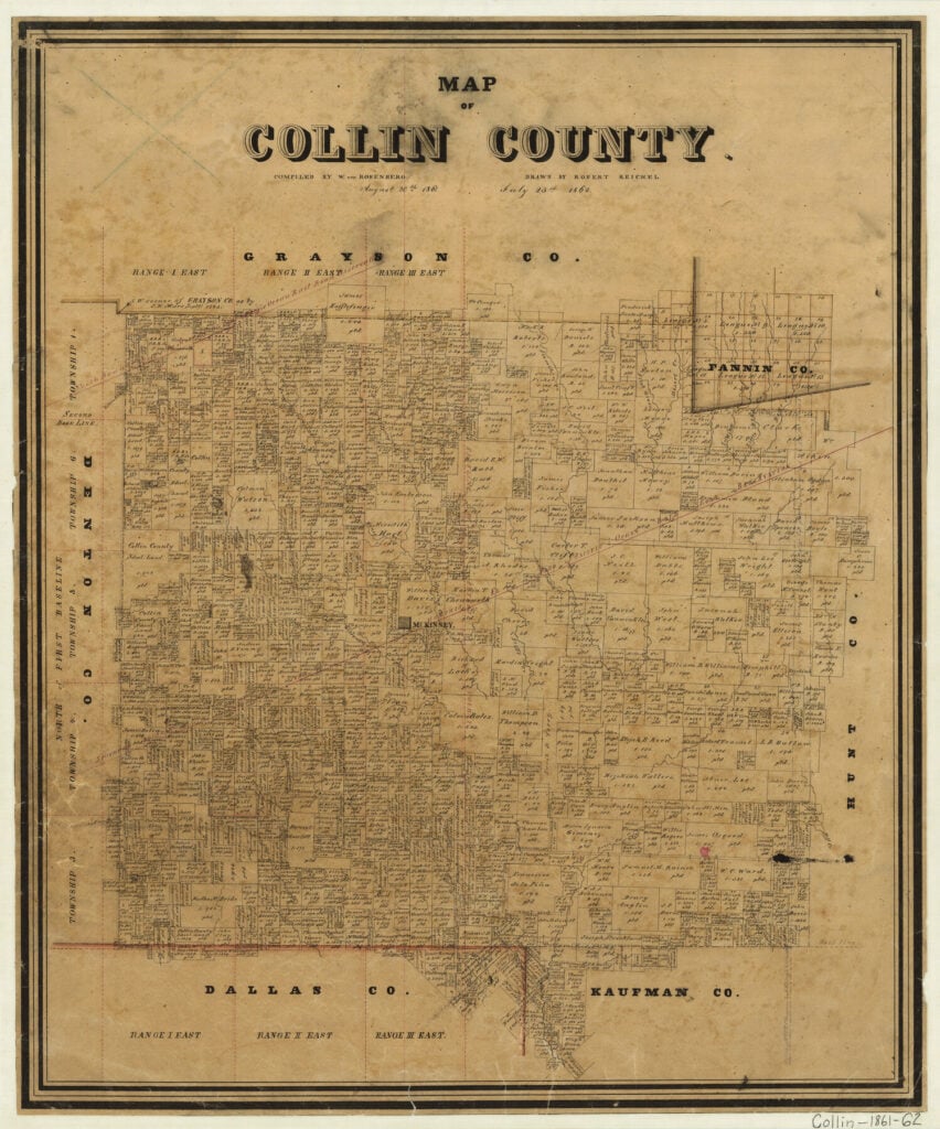 Map of Collin County | Legacy of Texas