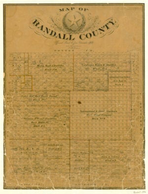 Map of Randall County
