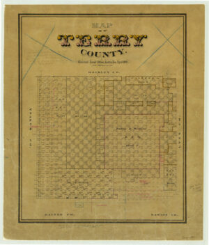 Map of Terry County