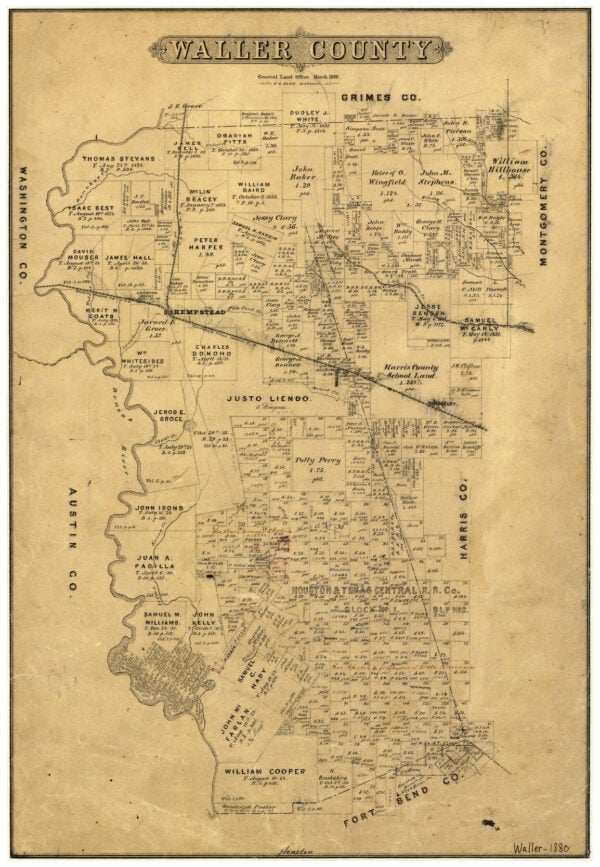 Waller County Map