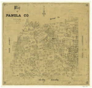 Map of Panola County