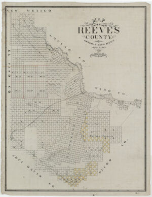 Map of Reeves County