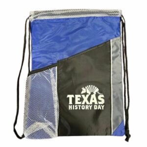 Texas History Day Drawstring Bag