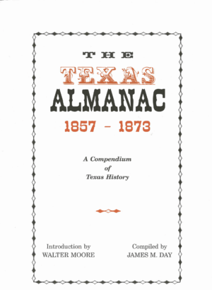 Texas Almanac Compendium 1857 to 1873 cover
